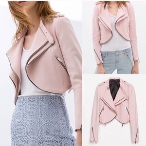 Zara Cropped Jacket with zipper details